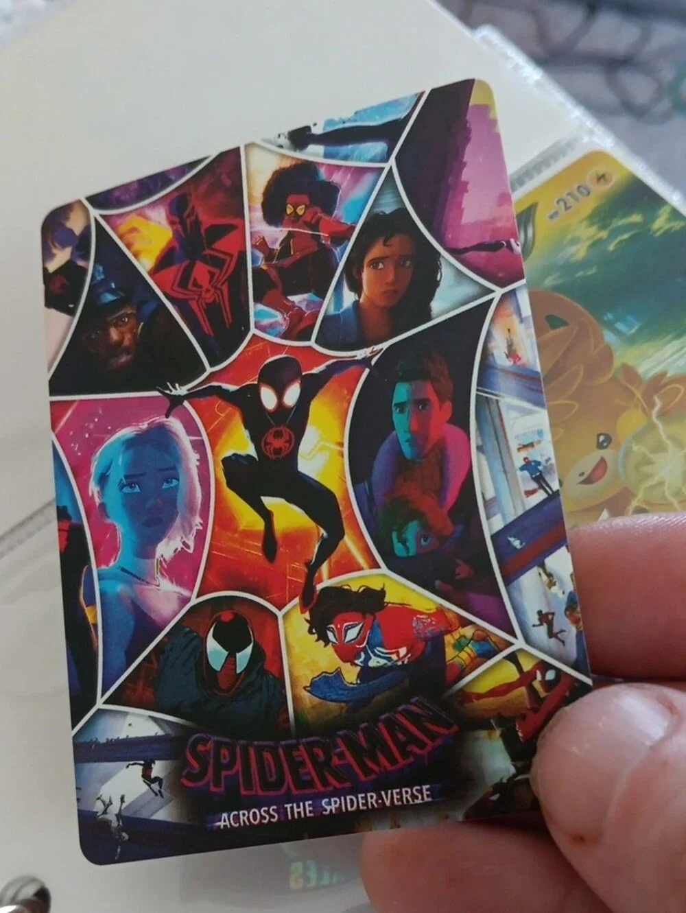 Spiderman Miles Morales Trading Card - Red/Black
